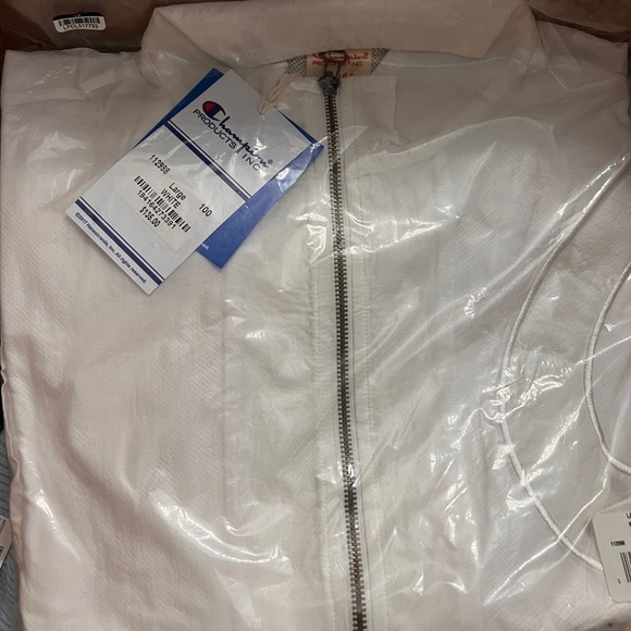 The Upside Track Cropped Tee in Ice. Blue Size XL NWT - Picture 7 of 11